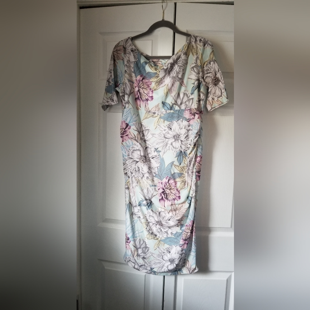 Asos floral Maternity Bodycon dress